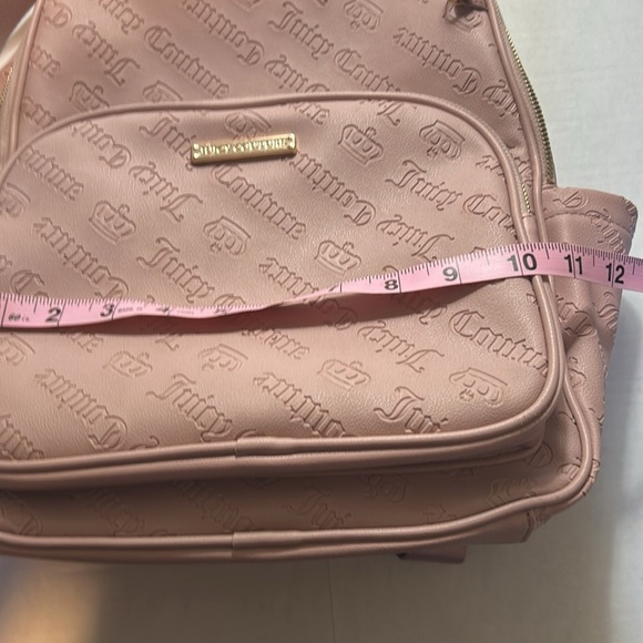 JUICY COUTURE BESTSELLING ROSSIE BACKPACK BACK TO SCHOOL BLUSH COLOR - Picture 15 of 16